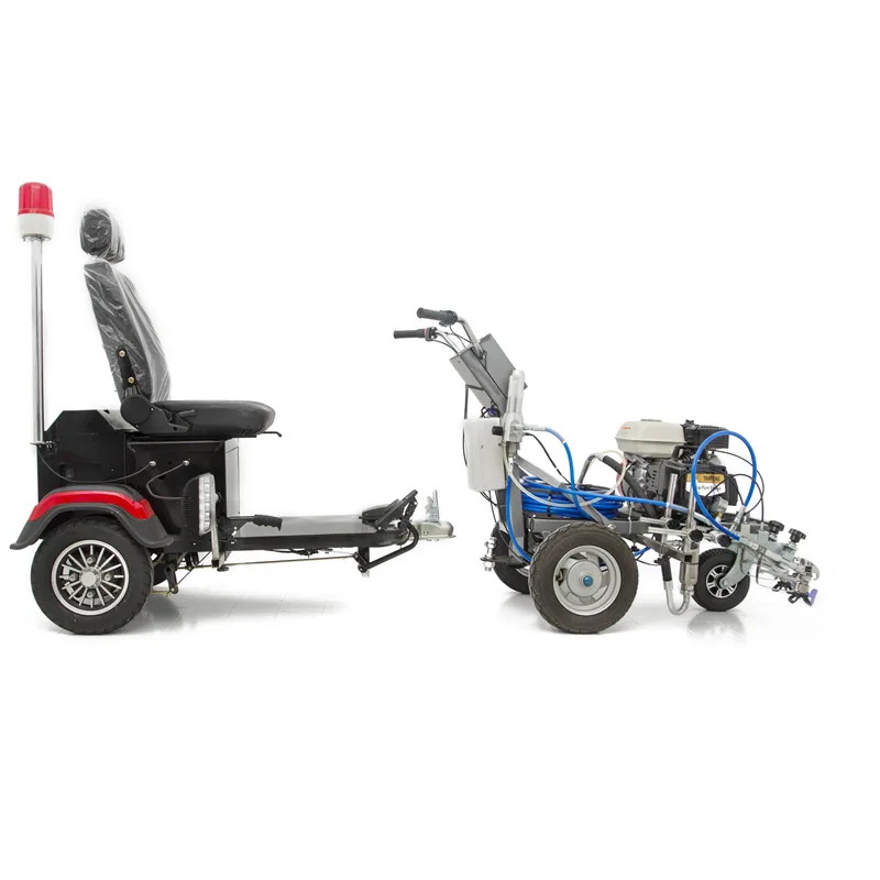 PT6090 Perfect gun alignment easy-to-use guide mark system cold paint road marking machine