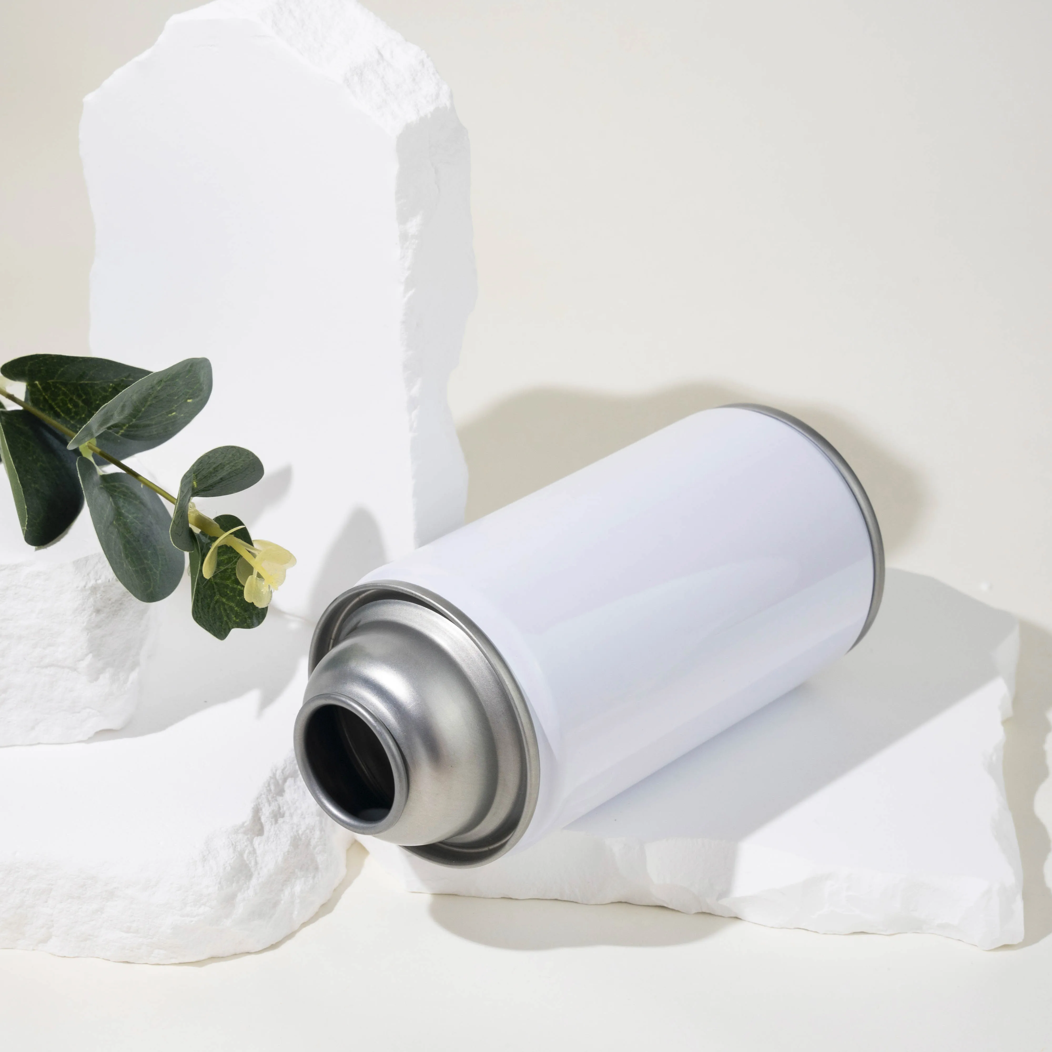 Aerosol Metal Can BP617 Empty Aluminum Aerosol Cans Nozzles Body Care Packaging