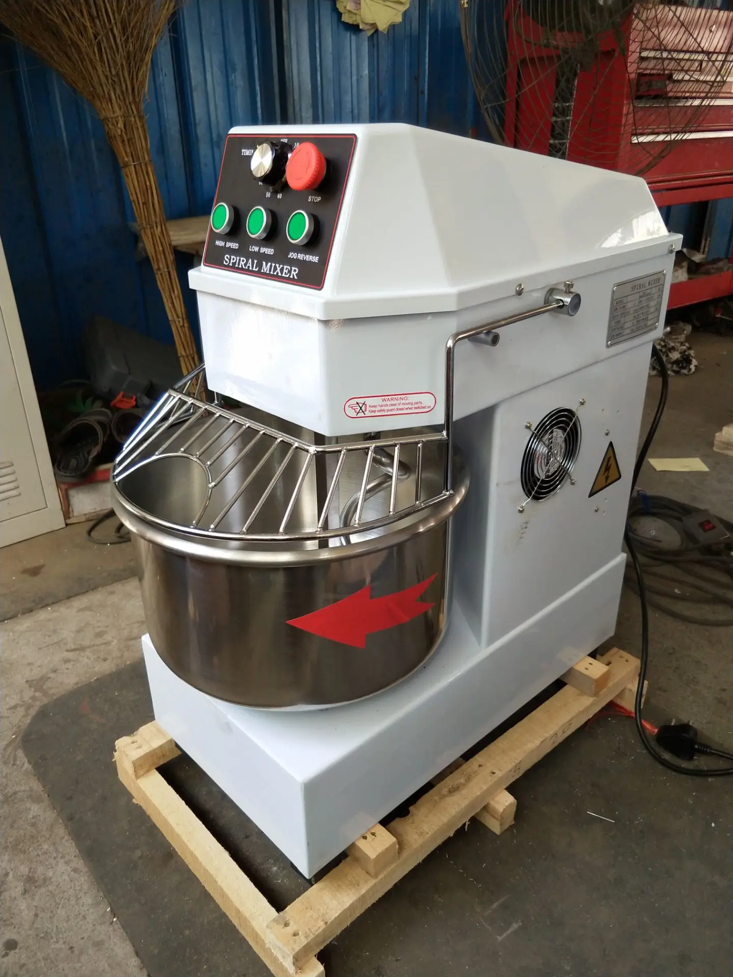 Cake Mixer Dough Kitchen Electric Spiral Dough Mixer 12kg Capacity