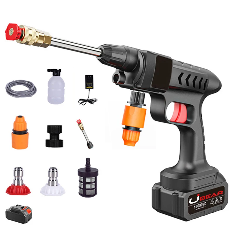 Ubear OEM Portable Wireless Dirty Cleaning Car Care Kit Mini High Pressure Car Washer Cleaner Washer Machine Car Wash