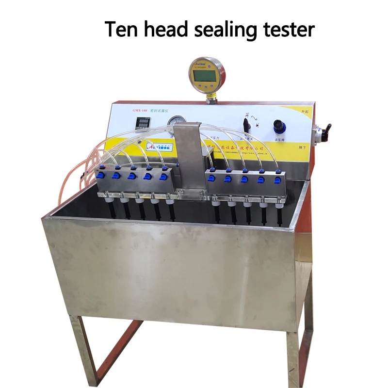 Sealing tester Ten head Vacuum sealing performance tester Bottle cap sealing tester Packaging leakage detector