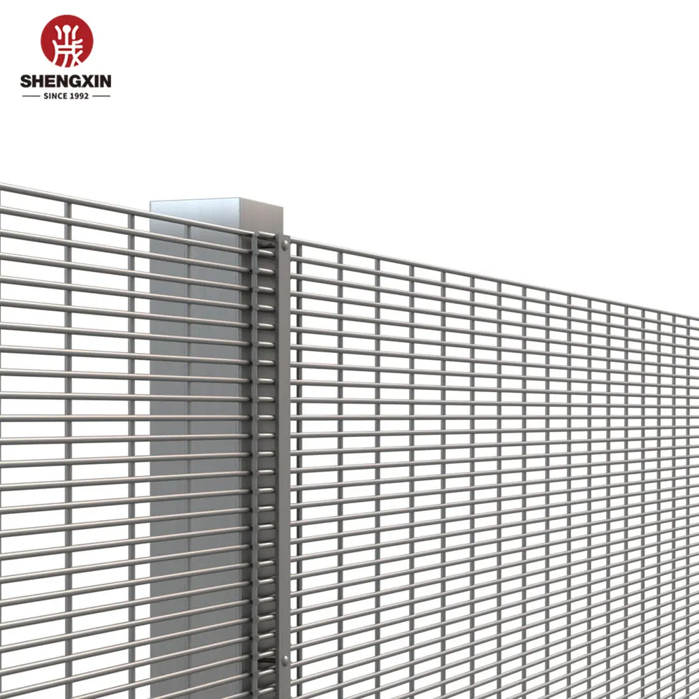 South Africa Anti Climb Galvanized Steel Wire Prison Mesh 358 Security Fence