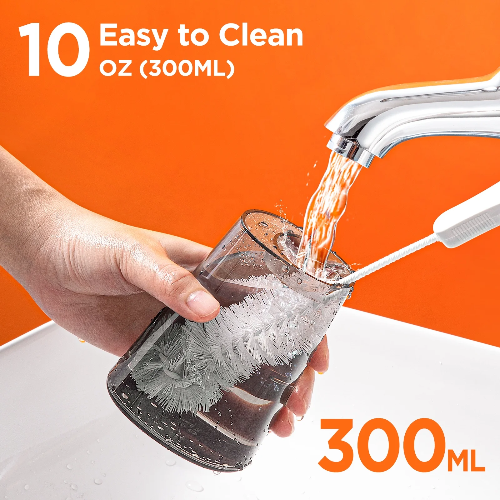 Bitvae Black C2 Cordless Oral Irrigator & R2 Rotary Electric Toothbrush