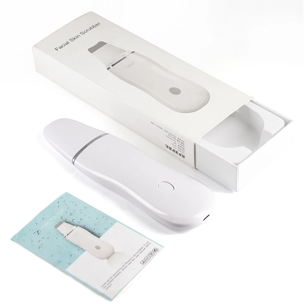 Wholesale Professional Skin Care Facial Exfoliating Device Ultrasonic Skin Scrubber Deep Face Cleaning Face Skin Scrubber