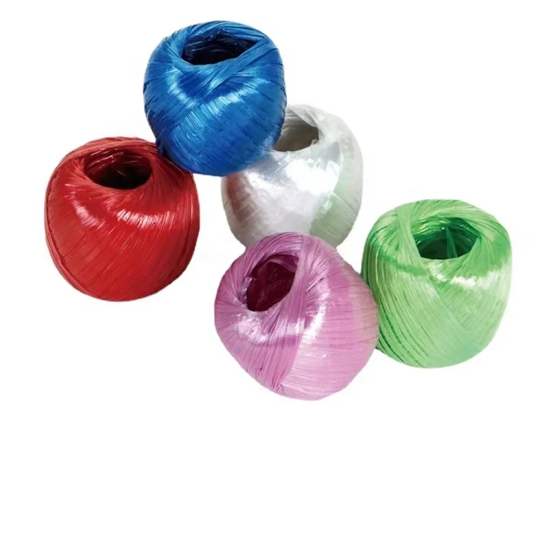 Biodegradable Polyester Nylon Colorful Plastic Rope Plastic Baler Twine for Packing