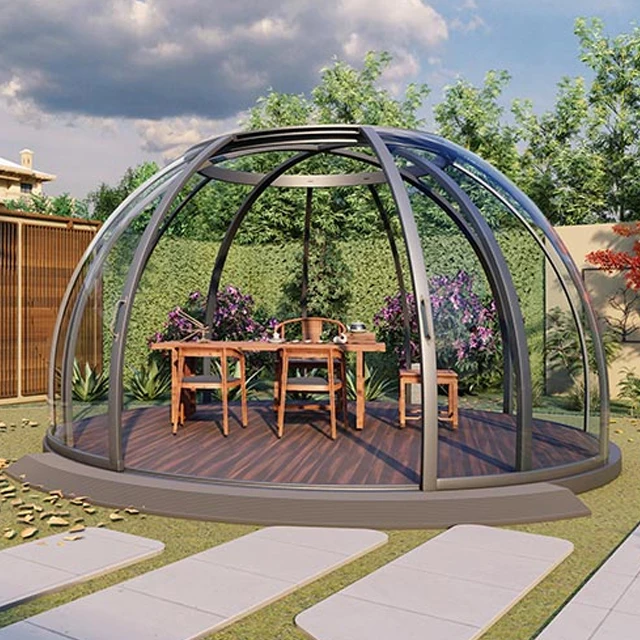 Hot Selling New Arrival PC Dome Hotel Polycarbonate Dome Tent Modular Prefab Dome house For Resorts Villa Garden