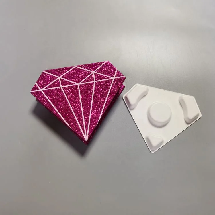 Экологичная формованная целлюлоза 3D коробка и лоток для упаковки норковых
