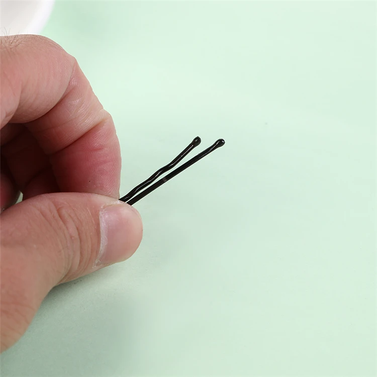 Yifan Classical Iron Black Hair Clips 4.5cm Bobby Hair Pins For Women 45 Pcs Hairpins In A Box Female Head Jewelry Accessories