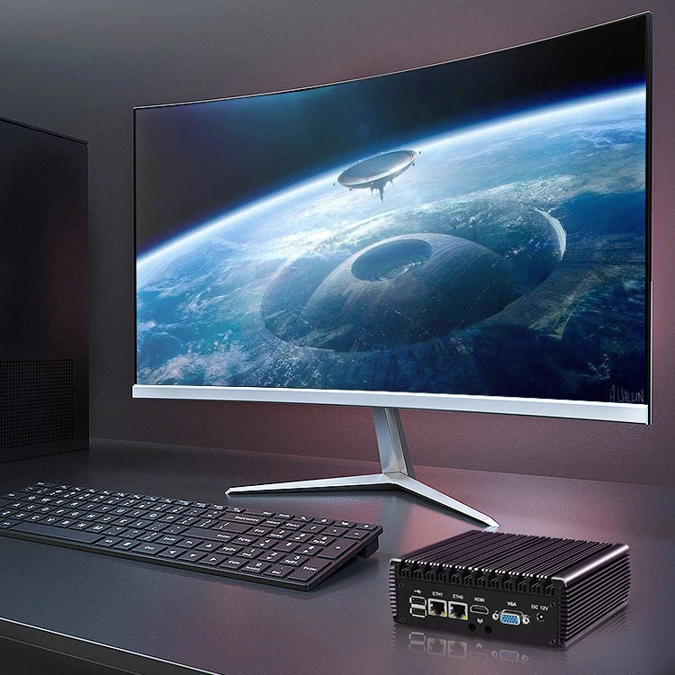 ZHICHUN 1T SSD Game PC Mini PC Intel Quad Core /I3/I5/I7 500G Micro Embedded Computer Celeron Intel PC