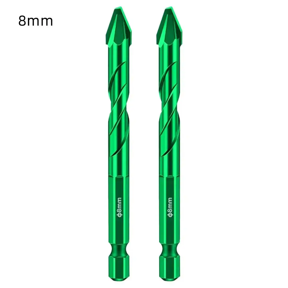 High Hardness Green TiN Coated Eccentric Drill Bit for Drywall Bricks Tiles Wood