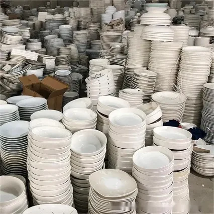 In stock ready to ship Wholesale Ceramic Per Carton Mix Household White Stocked Ceramic Plates Bowls Cups Saucers Tableware set