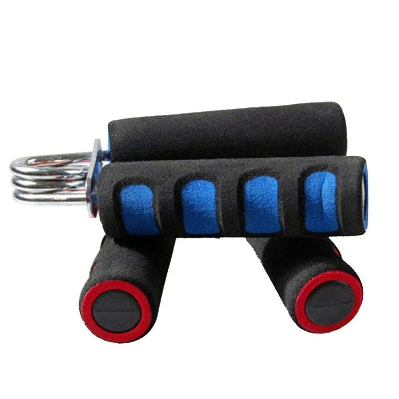 Heavy duty metal gym wrist arm muscle trainer exerciser soft foam handle hand grip strengthener