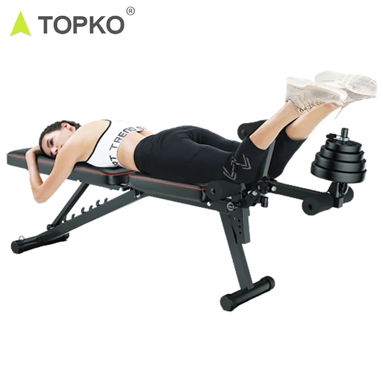 TOPKO Steel Dumbbell Bench for Strength Training Home Multi Gym Equipment for home exercise