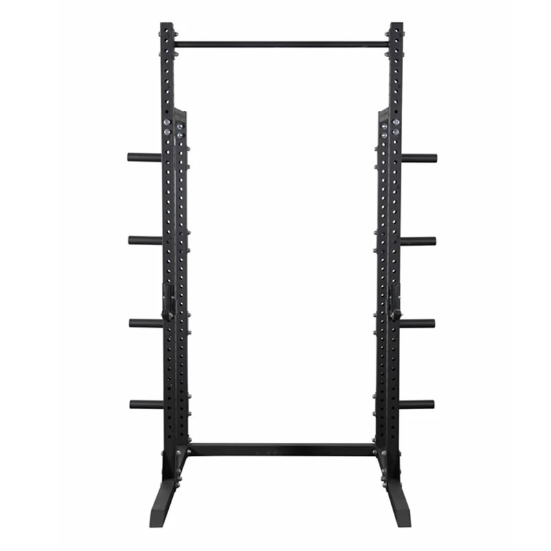 Commercial Power Cage With Lat Pulldown Cable Crossover System Gym Power Cage Squat Rack Steel Multi Function Power Rack