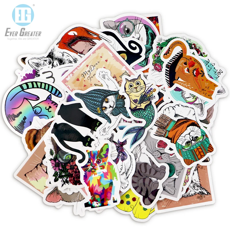 Customized Plastic Stickers Label Custom Private Labels Vinyl Car Sticker