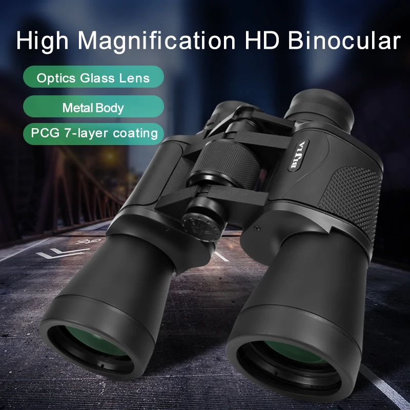 Бинокль BIJIA, новый бинокль 20x50, HD LLL, ночное видение, охотничий бинокль для взрослых, спорта, путешествий, концерта