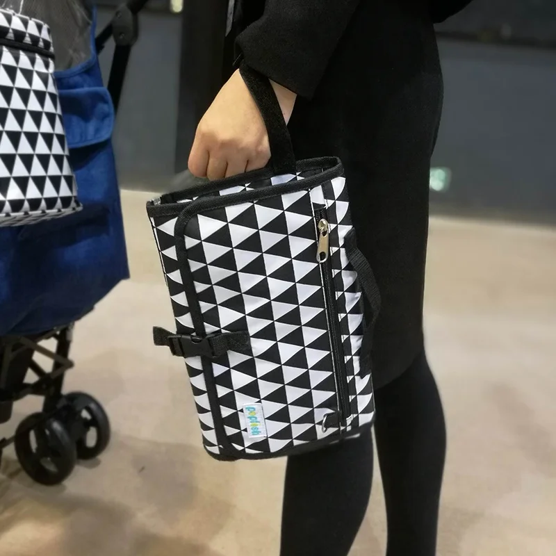 
Fashion Design Foldable Portable Baby Changing Pad With Storage 