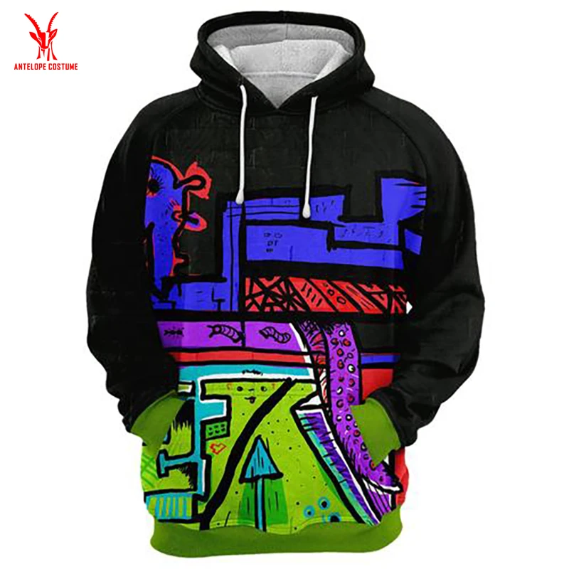 Men Wears Crewneck Sweatshirt Men's Lion Hoodies & Sweatshirts