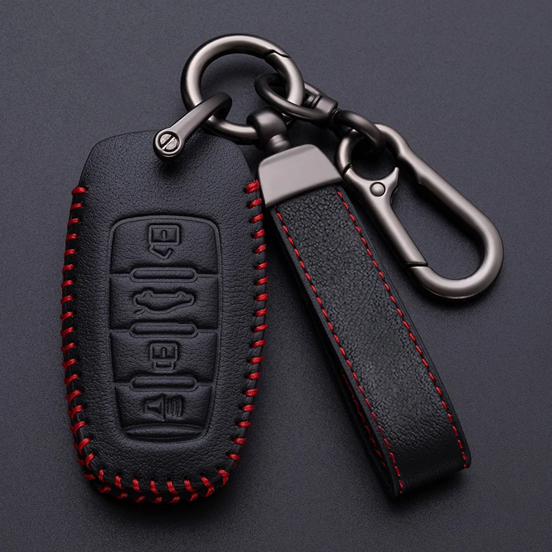 High Quality New Design Metal Car Accessories Interior Decoration Zinc Alloy 4 Button Car Key Cover Case For HAVAL H6 H7 H9