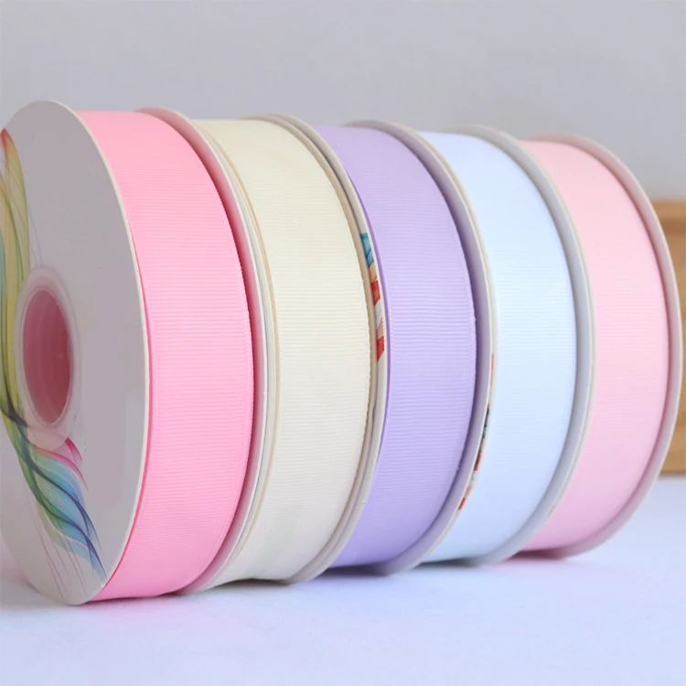 Ribbon Large Stock Wholesales 1 Inch 25MM 196 Solid Colors Grosgrain Ribbon