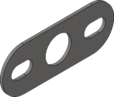 
3mm stainless steel home decorative 360 mirror mounting bottom bracket 