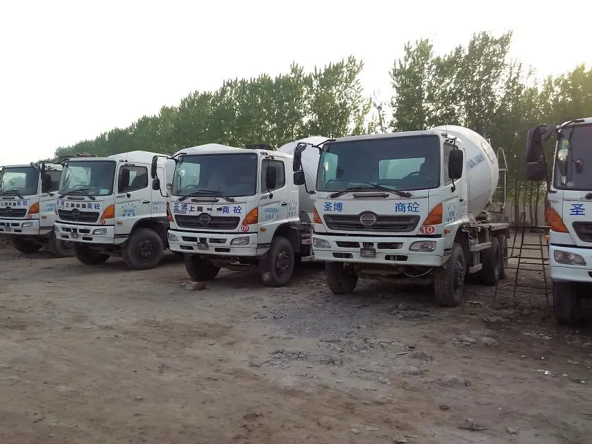 Б/у Бетономешалка HINO DIESEL hino500 высокого