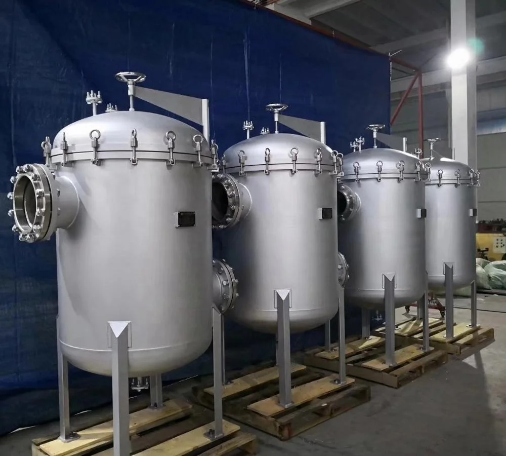 OEM/ODM Stainless steel Cartridge Filter Food Grade 304/ 316L Bag Filter With PP Bag