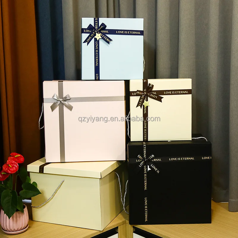 Custom Cute Pink Gift Package Kraft/Craft Packaging Paper Boxes Box Packaging With Logo