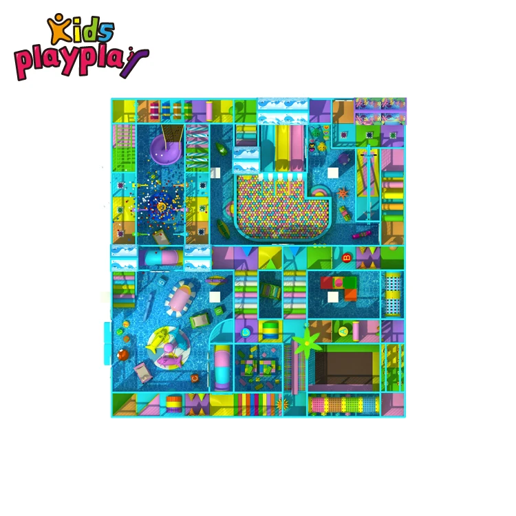 Popular Kids Indoor Playground, Funny Forest Style Children Naughty Castle