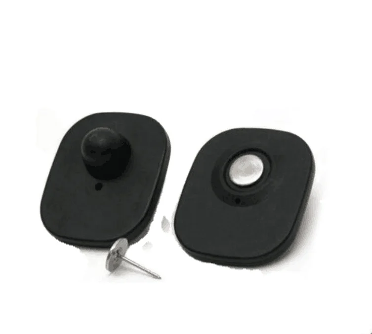 Magnetic Plastic Different Colors Mini square EAS 8.2mhz Security RF High Quality Hard Tag for Store