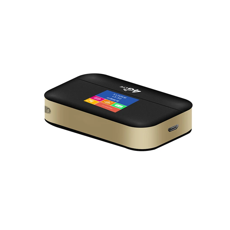 4g lte портативный маршрутизатор wifi sim-карта домашний и наружный Маленький Wi-Fi с цветным экраном мини беспроводной