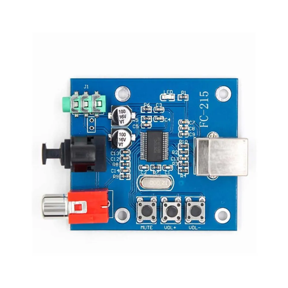 Taidacent студийная запись полностью дуплексное коаксиальное волокно 5 в Raspberry Pi звуковая карта Pcm2704 Usb Amp Dac декодер