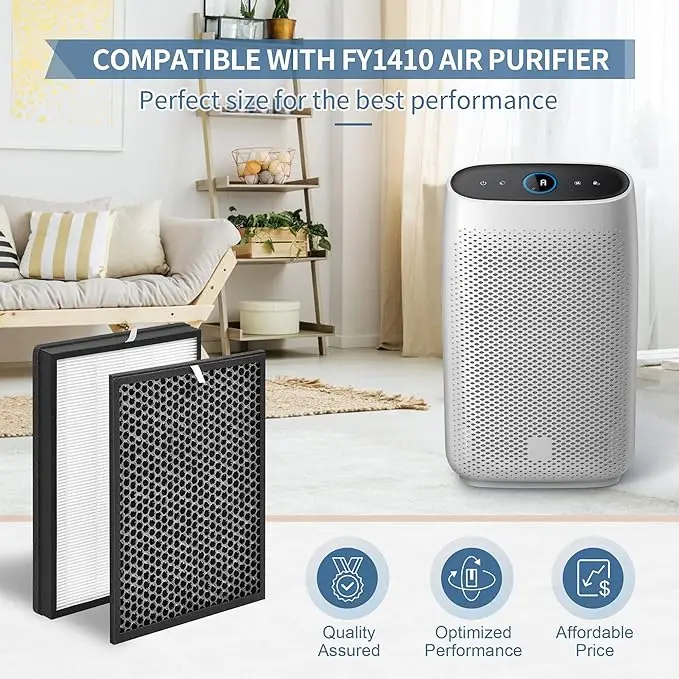 Fy1410 FY1413 High Performance Filter Replacement for Philipss Air Purifier 1000 1000i Series AC1212 AC1213 AC1215 AC1216 Part