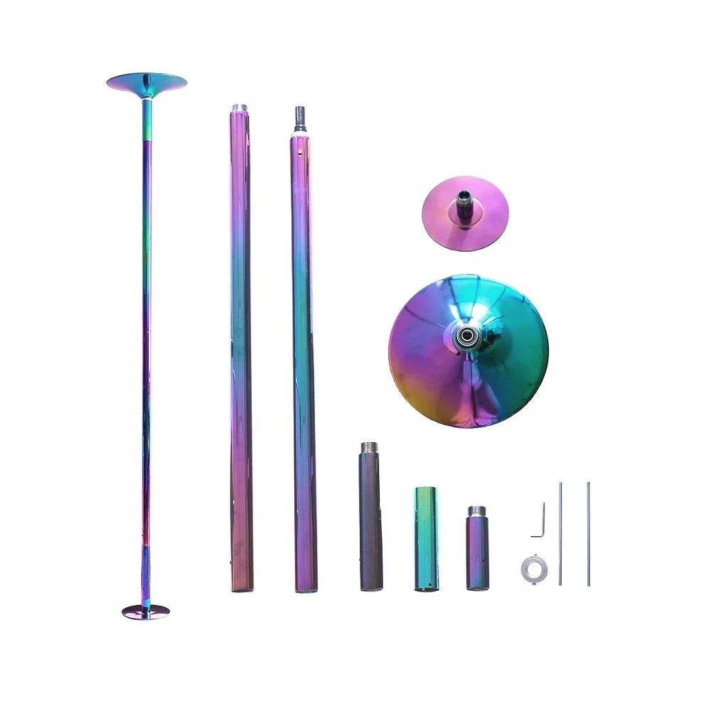 Sport Fitness bar Portable Adjustable Height Pole Dance Dancing Tube