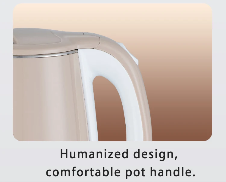 Yousdas customized logo acceptable 2L double wall 304 stainless steel material high quality chinese electric water kettle