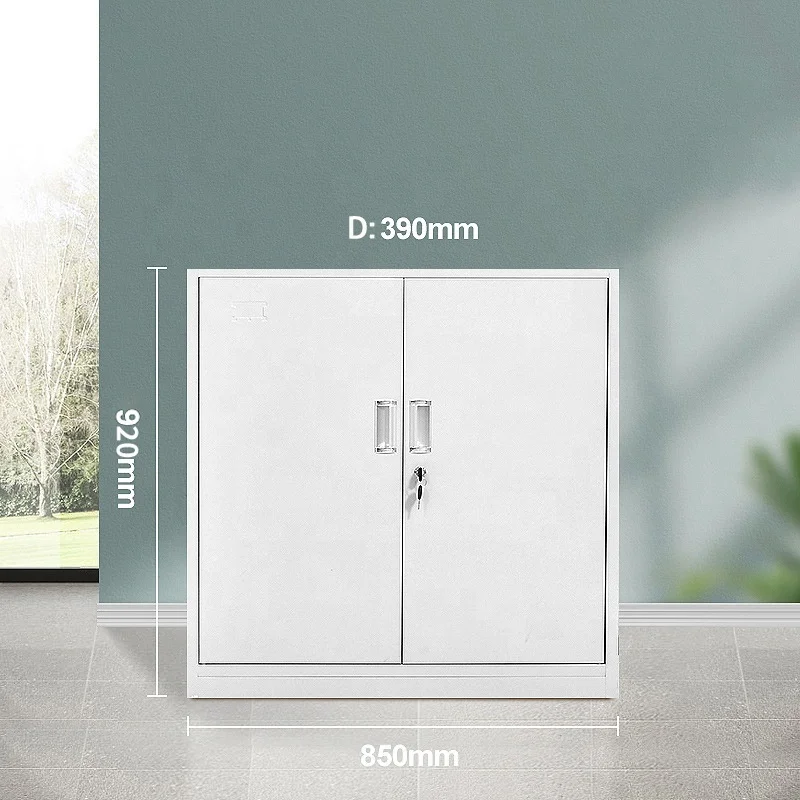 Customized Modern Design Durable Filing Cabinet 2 Door Office Metal Steel File Storage Cabinet