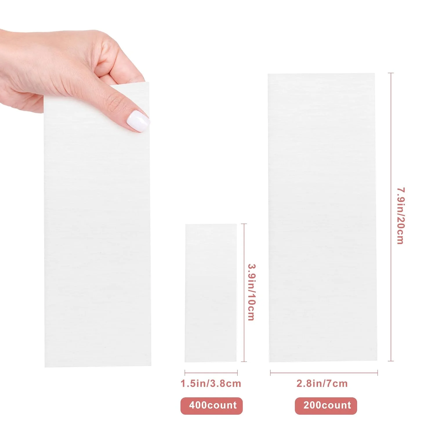 Non Woven Wax Strips Epilating Wax Strips Paper for Hair Removal Beauty Waxing Strips for Leg Face Chest Back and Bikini