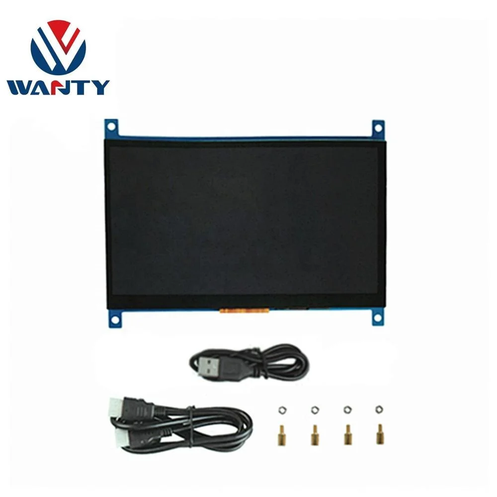 WANTY 7 дюймов 1024x600 TFT ЖК-панель IPS емкостный сенсорный экран USB монитор сердечного ритма Raspberry Pi 3