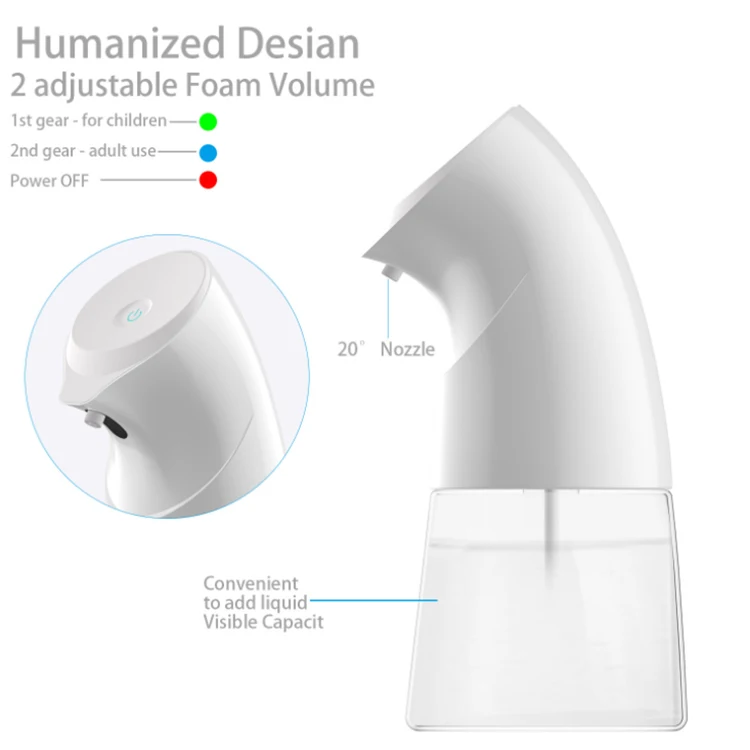 
2020 New Product Automatic Soap Dispenser Touchless Liquid Soap Dispenser Hand Sanitizer Soap Dispenser 