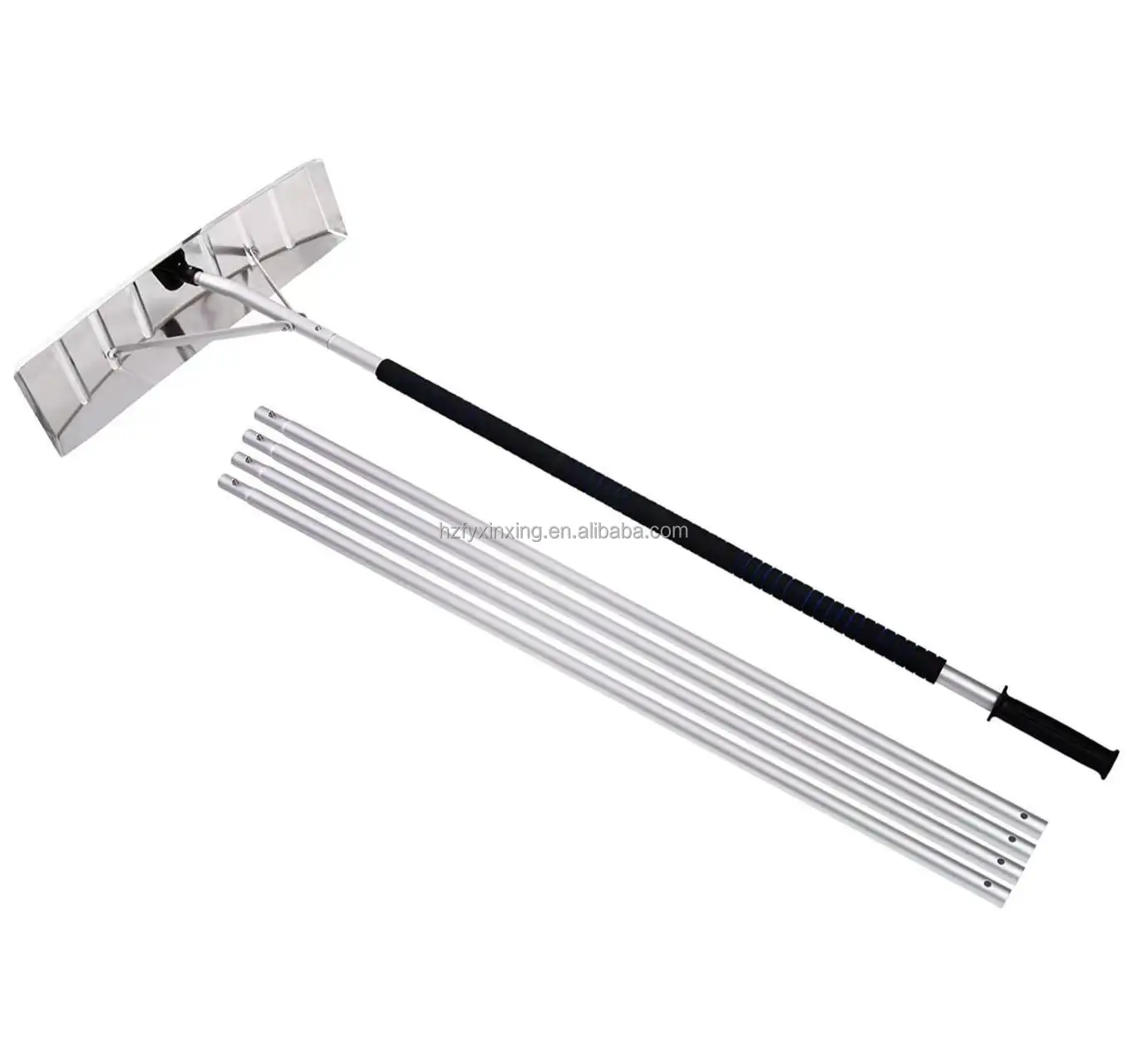 Xinxing Aluminum Extension Pole with Roof Snow Rake 20 ft High Reach Tool