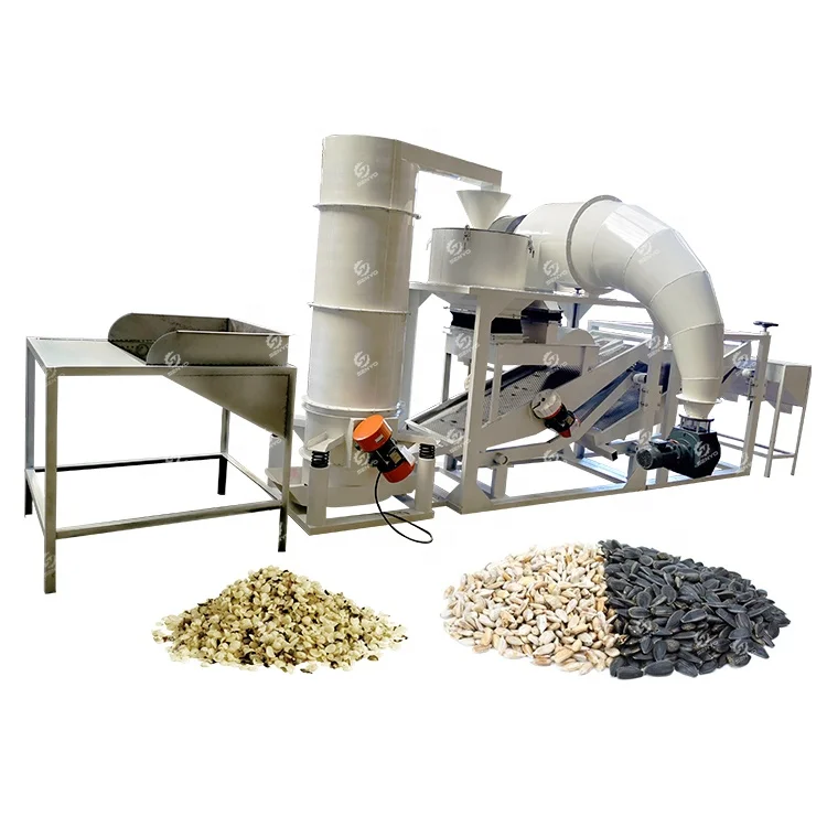 Automatic melon sunflower seed hulling pumpkin seed huller hemp seeds dehulling machine