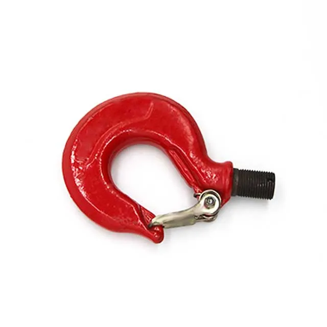 Forged alloy heat treated hooks for snatch block