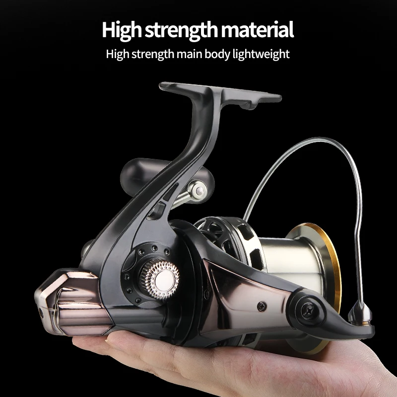 KA10000 All-Metal Casting Surf Reel CNC Metal Rocker Arm 6+1BB Maximum Braking Force 15kg for River Fishing with lure Bait