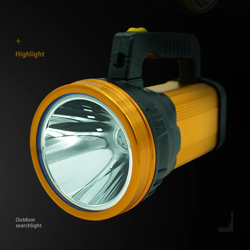 
Factory direct sales high power led usb torch light 5000 lumens big rechargeable flashlight 