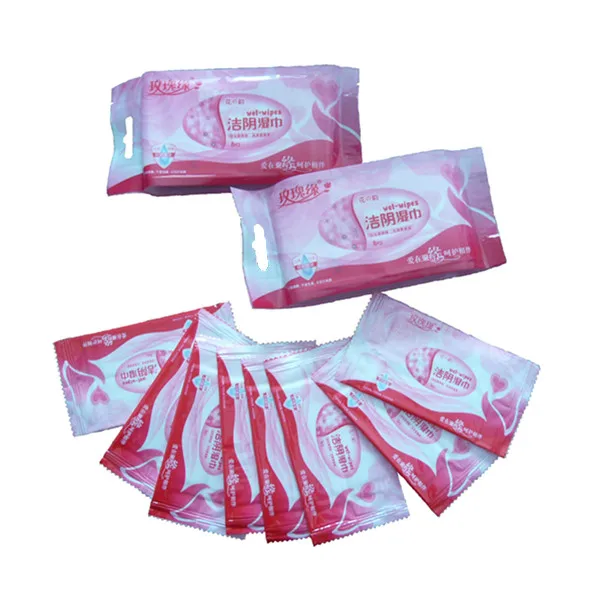 
vaginal disinfectant wipe or feminine care wipes 