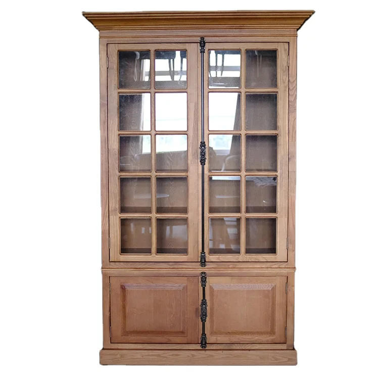 Cheap factory supply vintage 3 colors custom wooden cabinet display (62256684227)