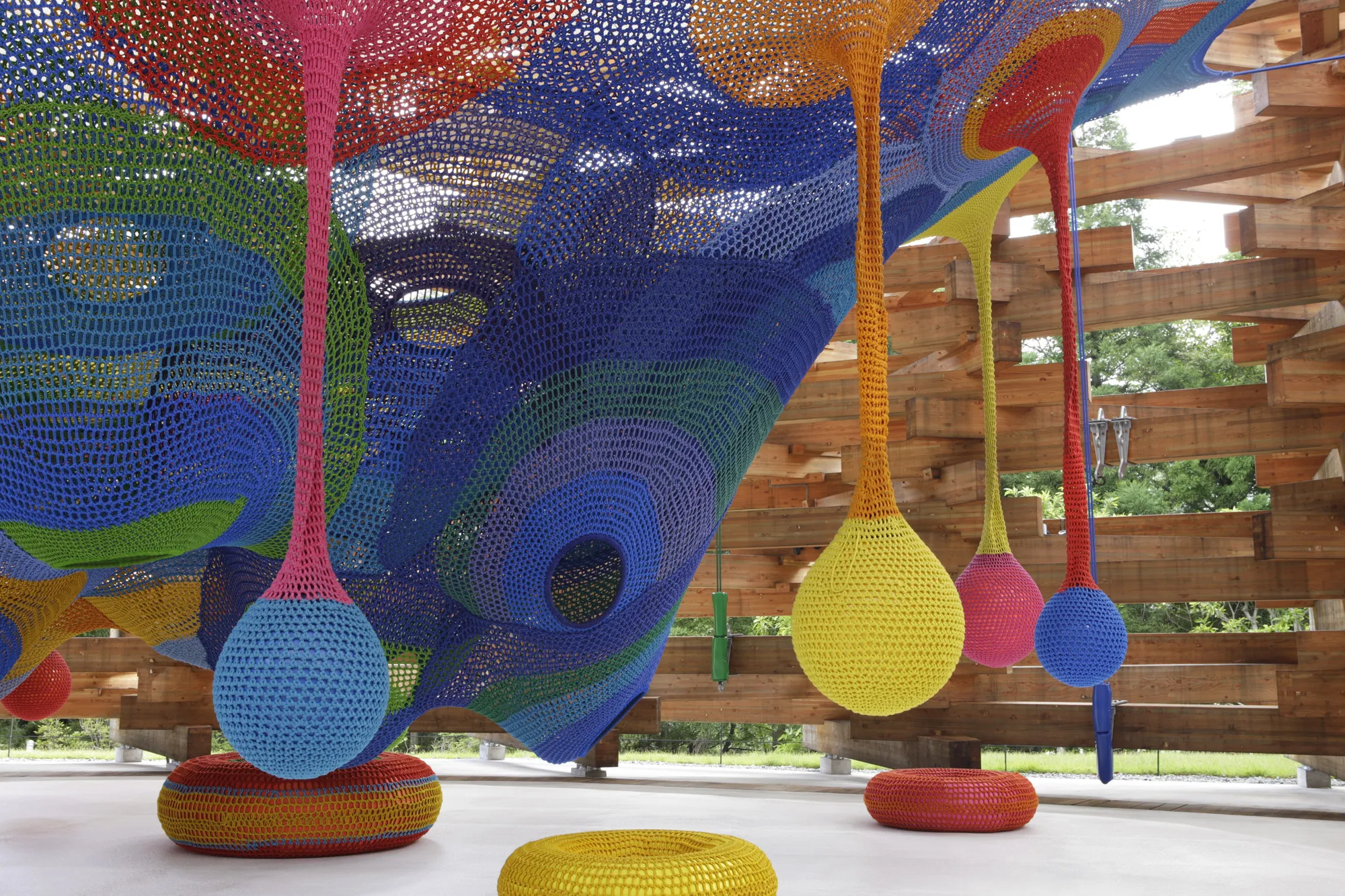 New design Nylon made children playground web playground Net for Kids outdoor play ground equipment amusement