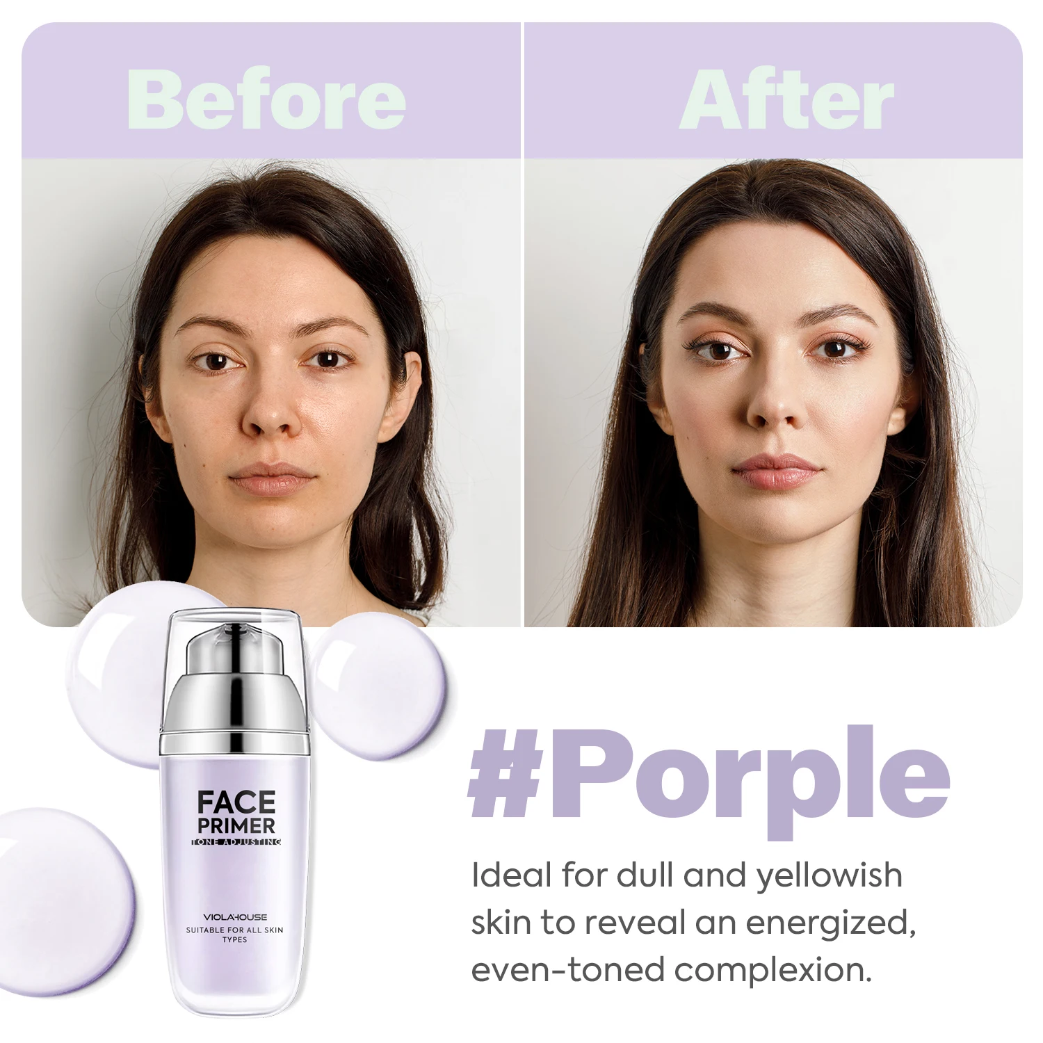 Face Primer Makeup Base Weightless long lasting Concealer Brighten Glow Skin Face Primer Before Foundation