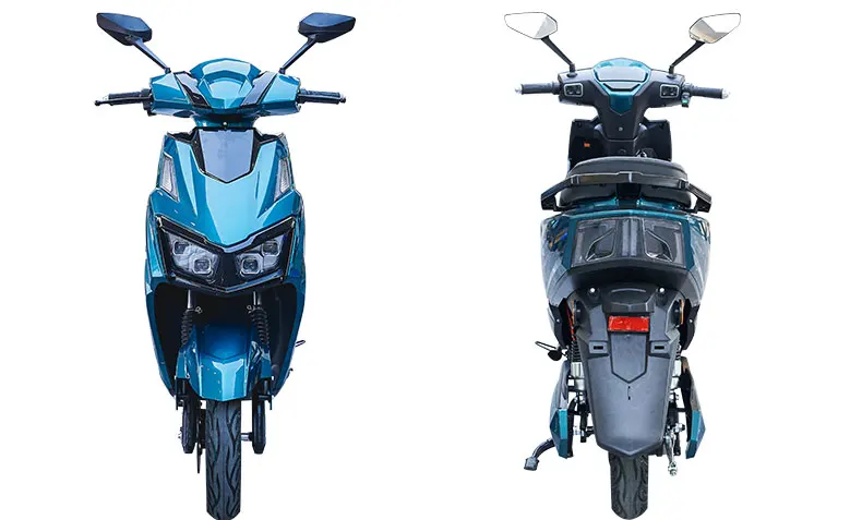 10/12 inch electric moped scooter adult 700-900W 40-50km/h speed 55-70km range ckd or skd electric motorcycle
