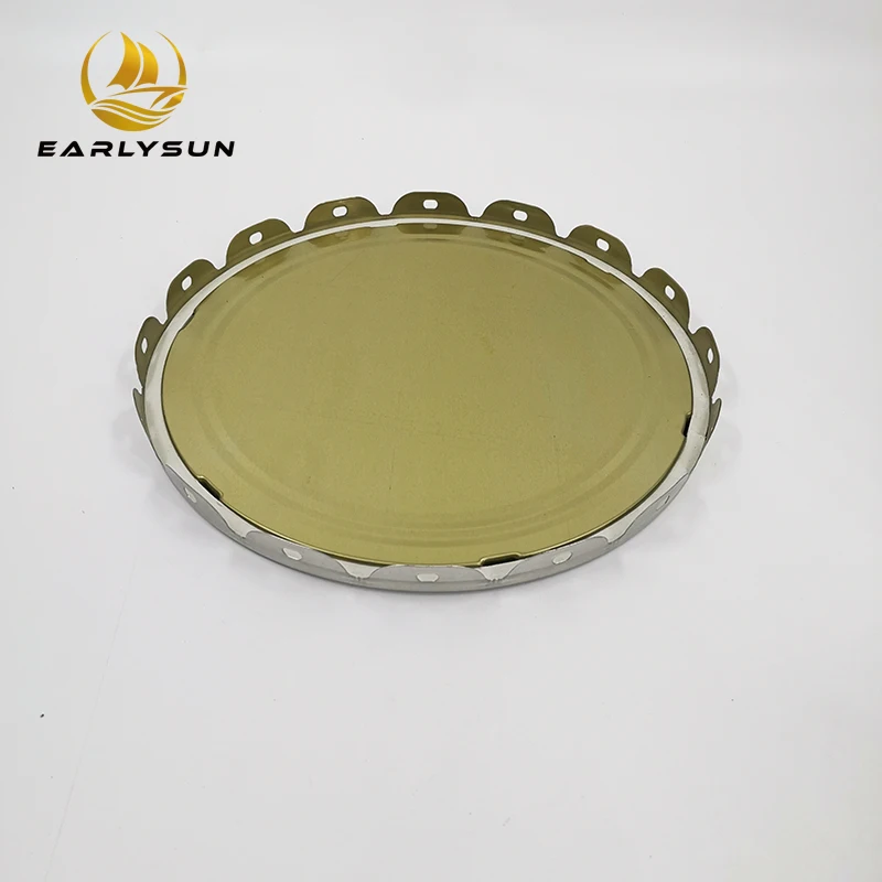 Manufacture Tinplate Lid and Bottom Pail Drum Cover Lug Lid Metal Can Components for Paint Chemical Canning Packing